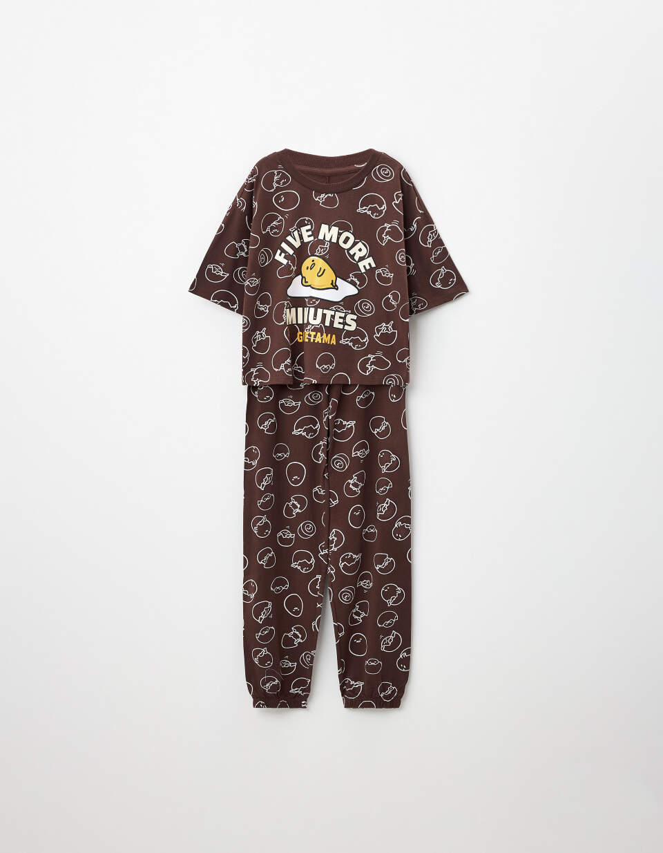 Пижама с принтом Gudetama для девочек