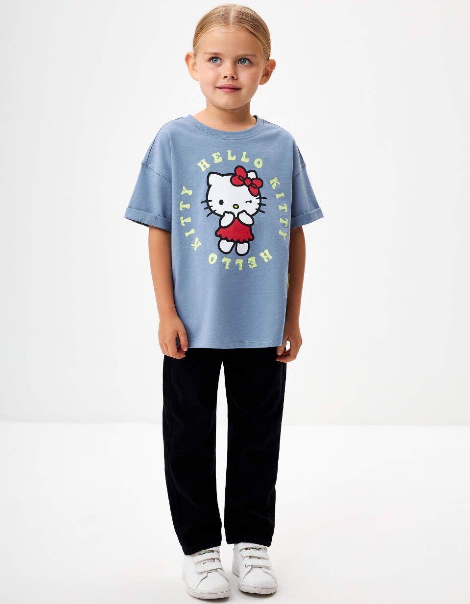 Джинсы Mom fit на резинке для девочек Sela