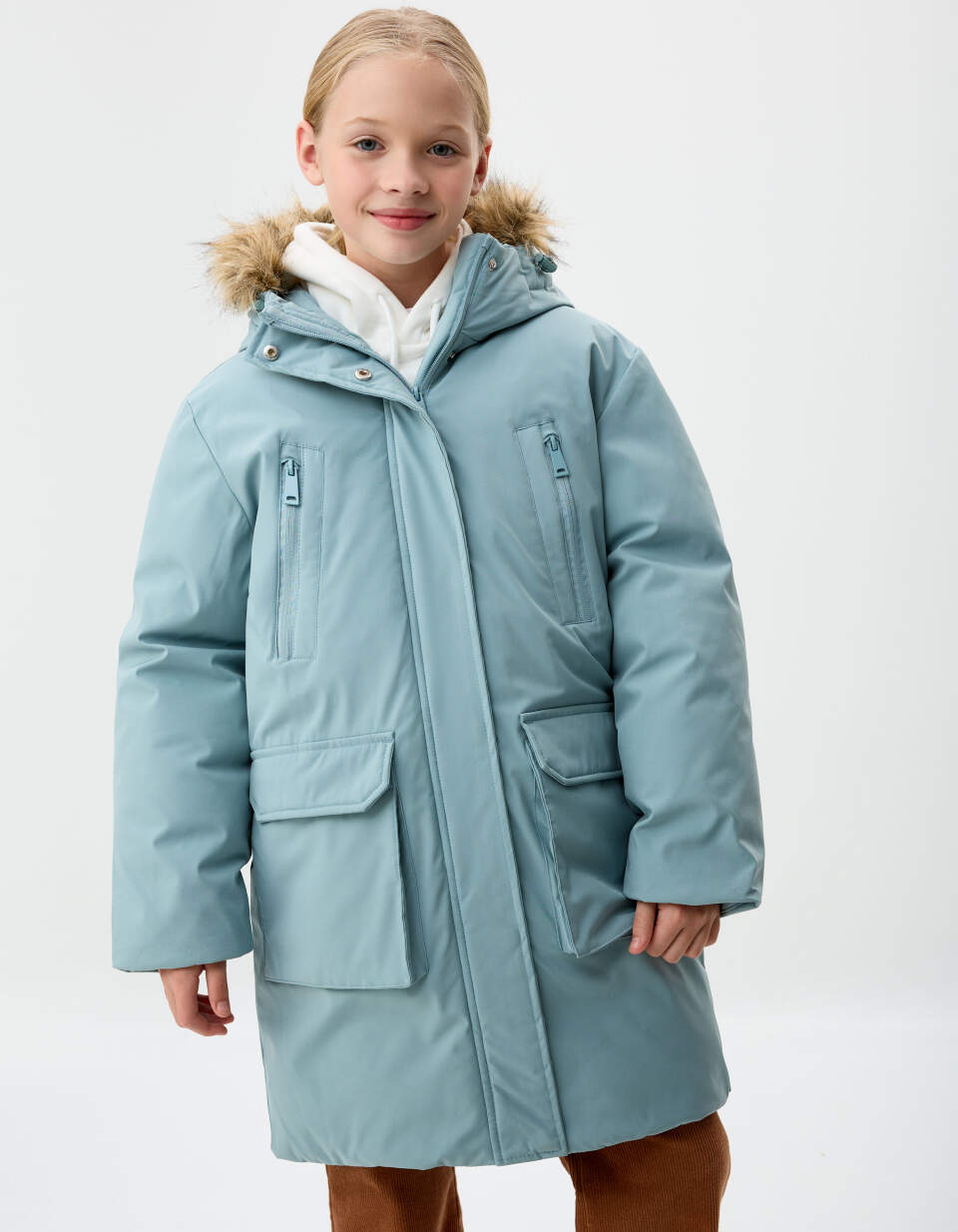 Зимняя парка для девочек