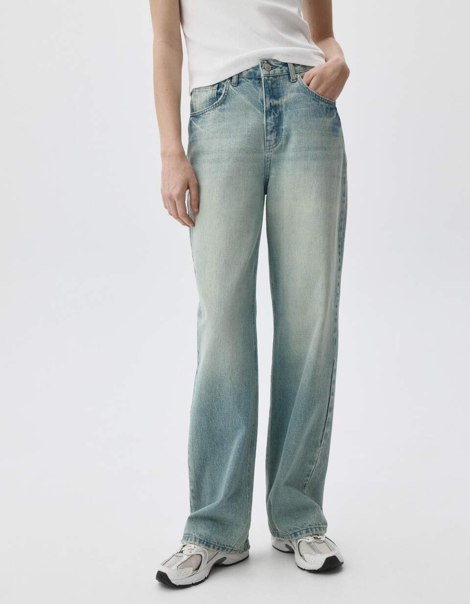 Джинсы 411 WIDE LEG TALL из органического хлопка