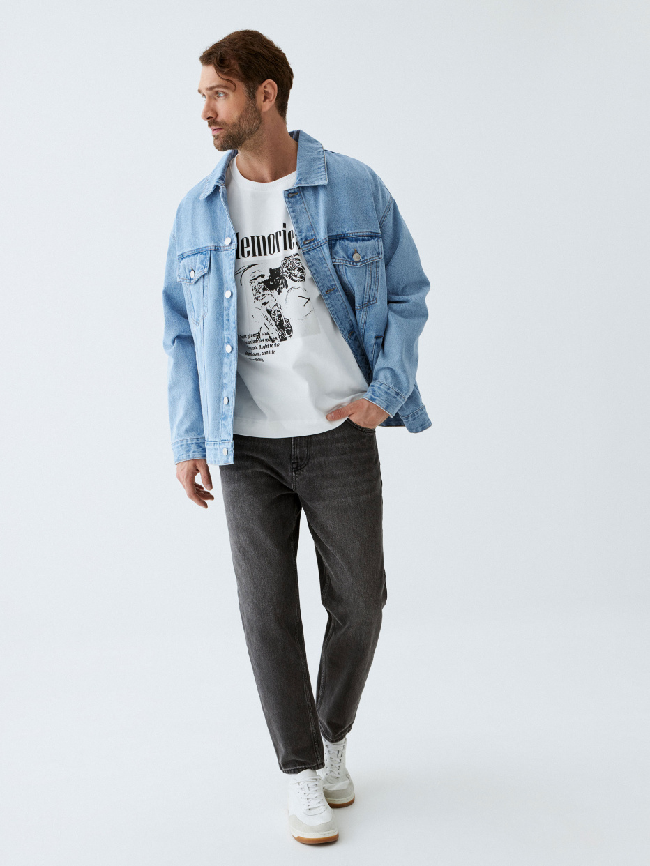 Футболка OVERSIZE FIT с принтом, фото - 2