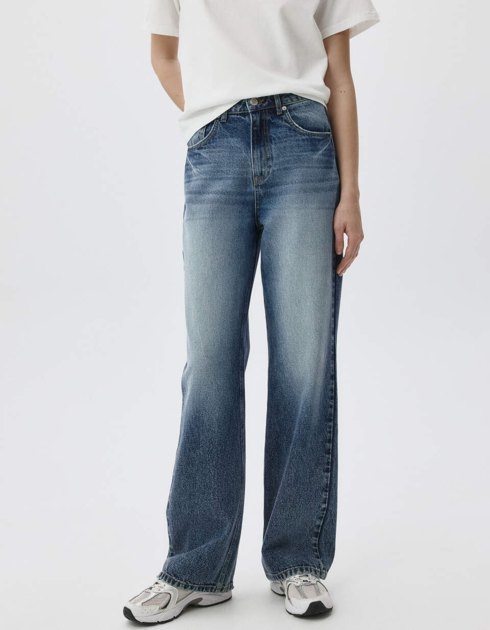 Джинсы 411 WIDE LEG TALL из органического хлопка