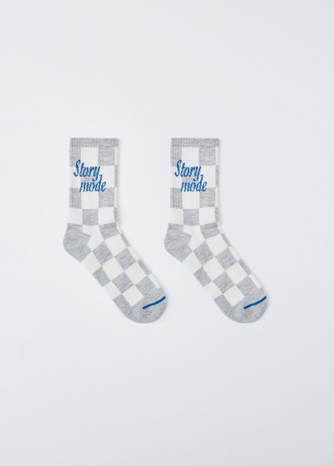 Длинные вязаные носки для мальчиков