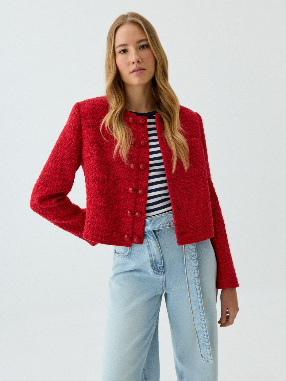 Jaket red shop