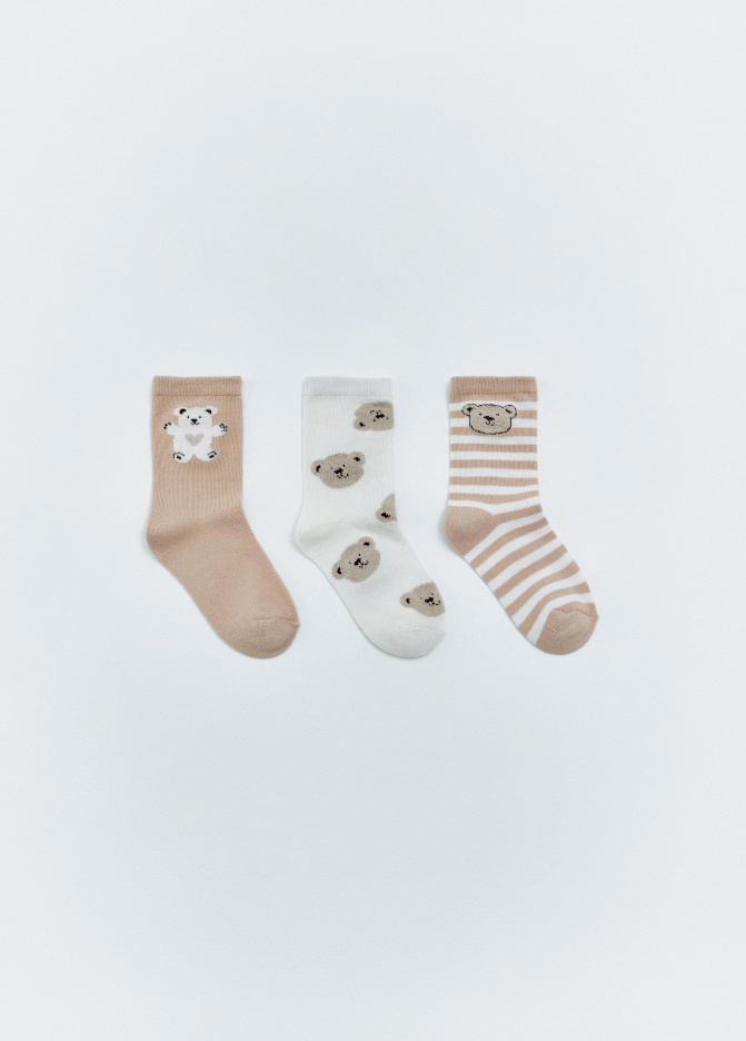 Набор из 3 пар носков для девочек