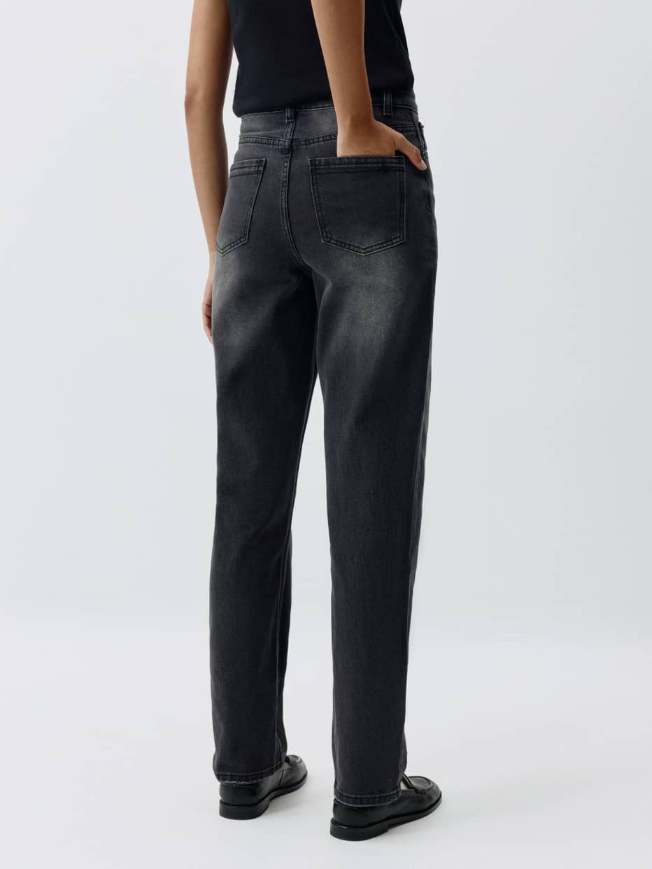 Джинсы SLIM FIT с высокой посадкой, фото - 4
