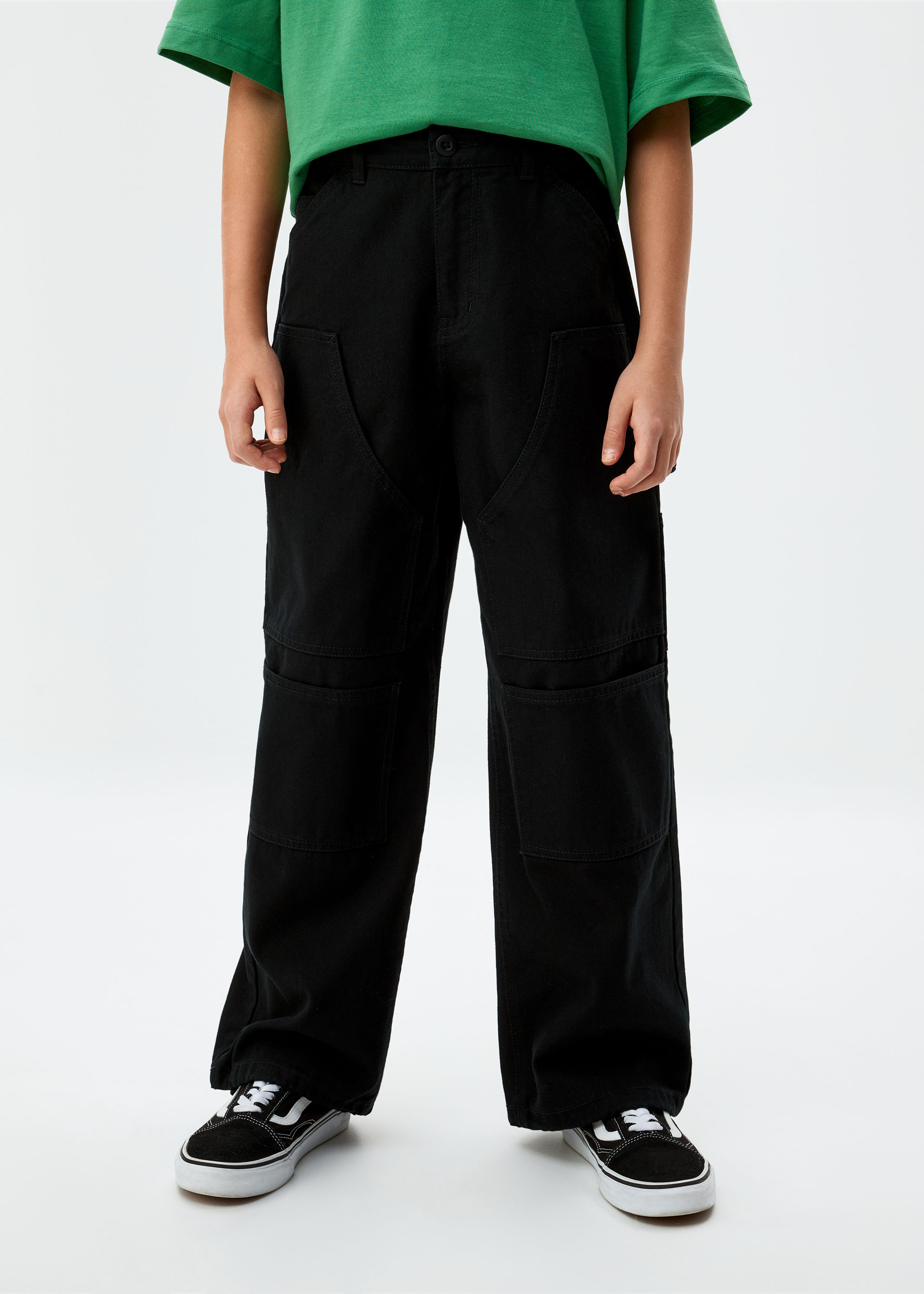 Джинсы Baggy fit с карманами для мальчиков — фото 2