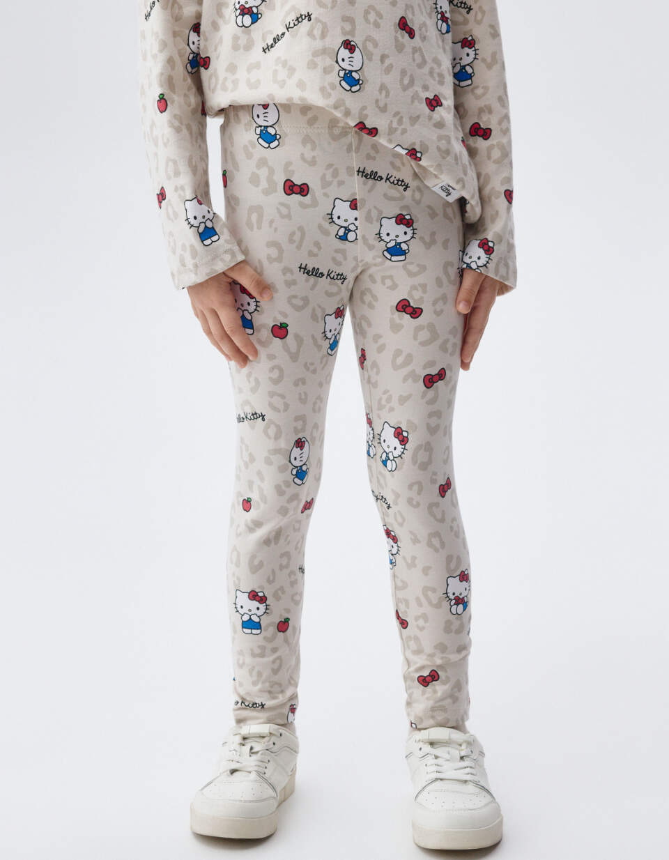 Леггинсы с принтом Hello Kitty для девочек