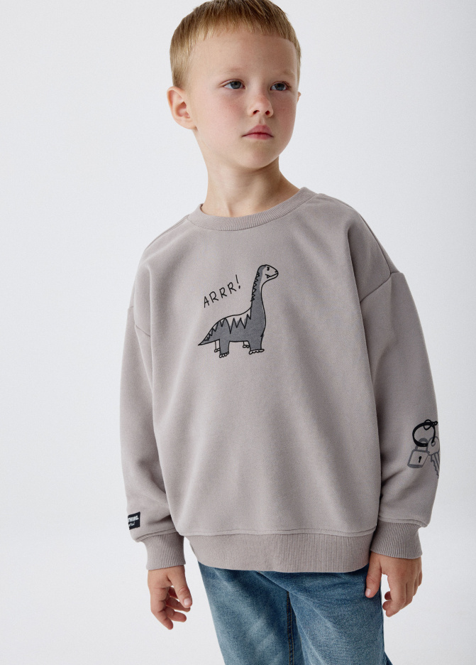 Свитшот с принтом для мальчиков