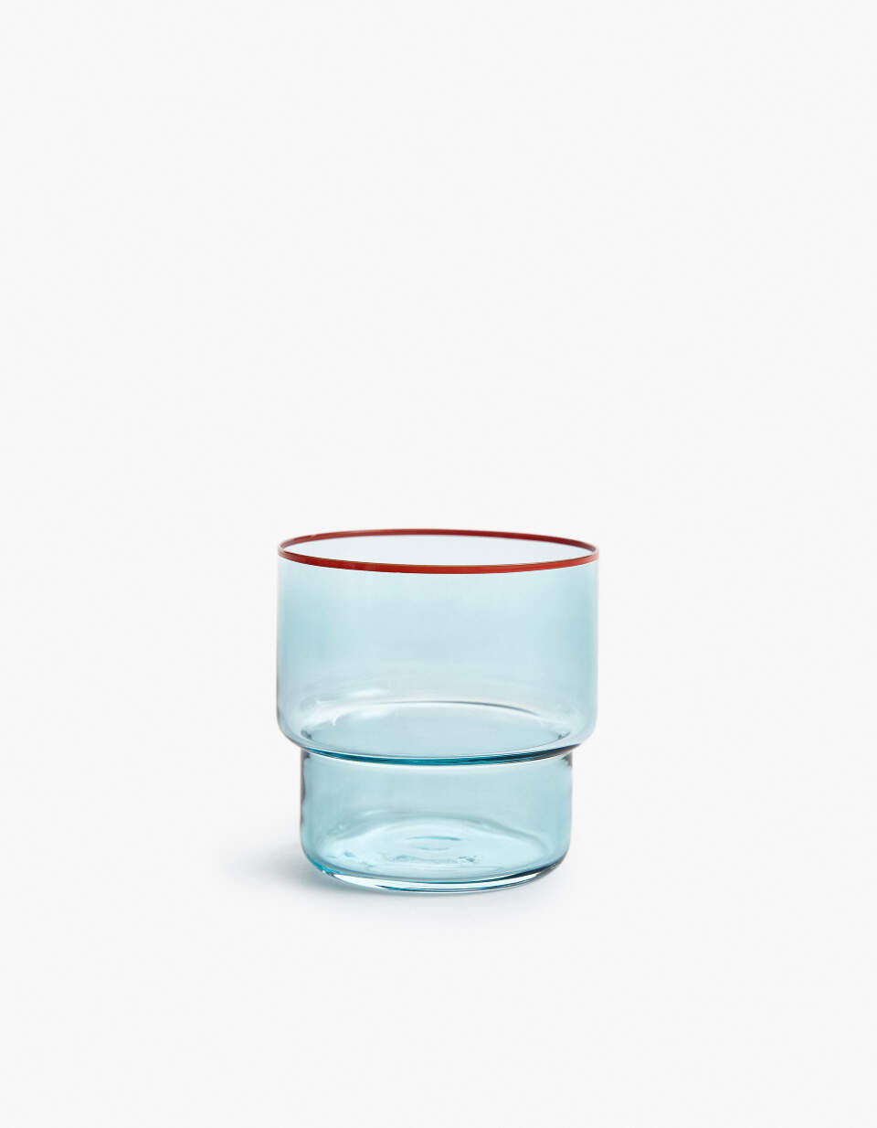 Стакан из цветного стекла