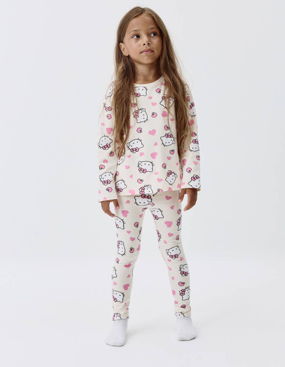 Леггинсы с принтом Hello Kitty для девочек