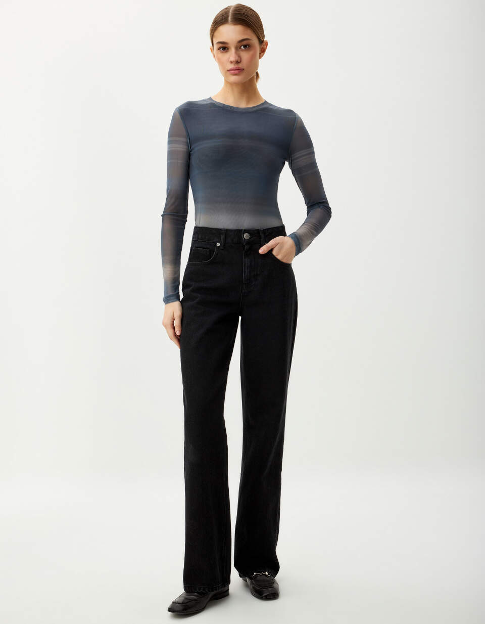 Джинсы 411 WIDE LEG