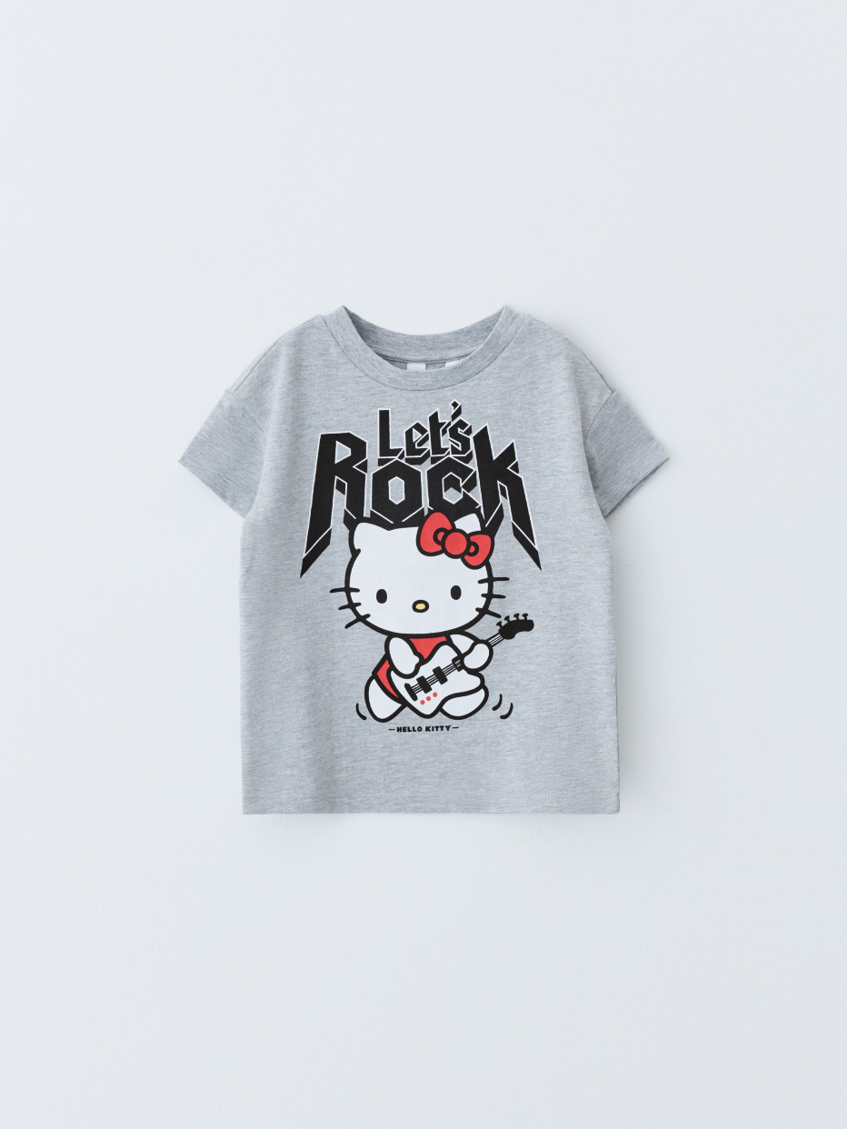 Футболка с принтом Hello Kitty для девочек, фото - 4