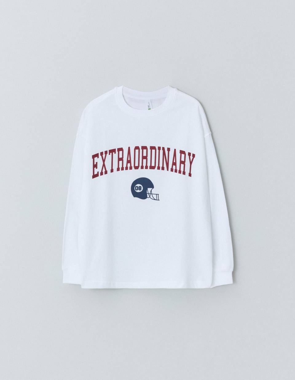 Трикотажный лонгслив оверсайз детский