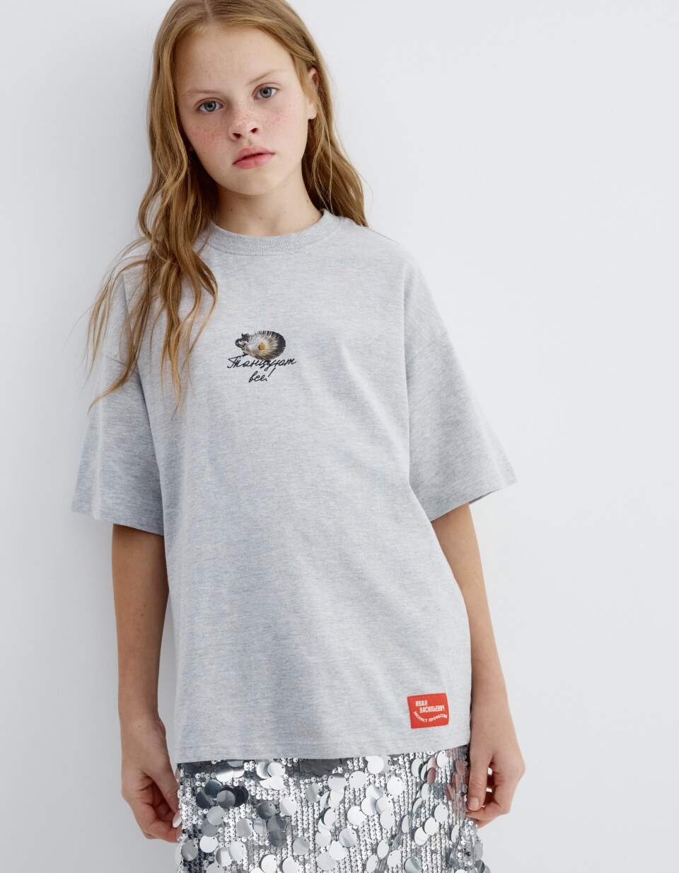 Футболка оверсайз для девочек из коллекции SELA x Мосфильм