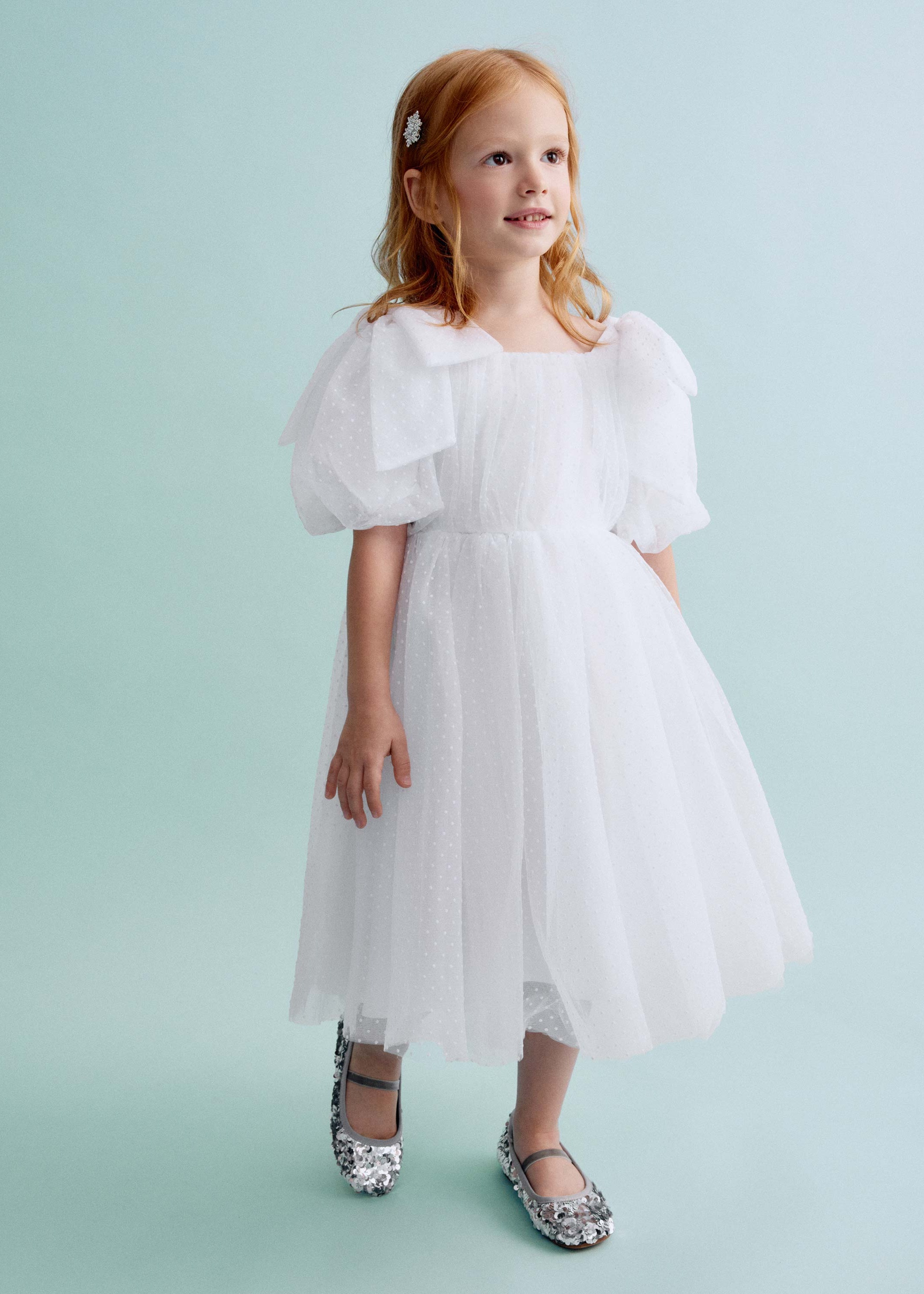Нарядное пышное платье для девочек — фото 2