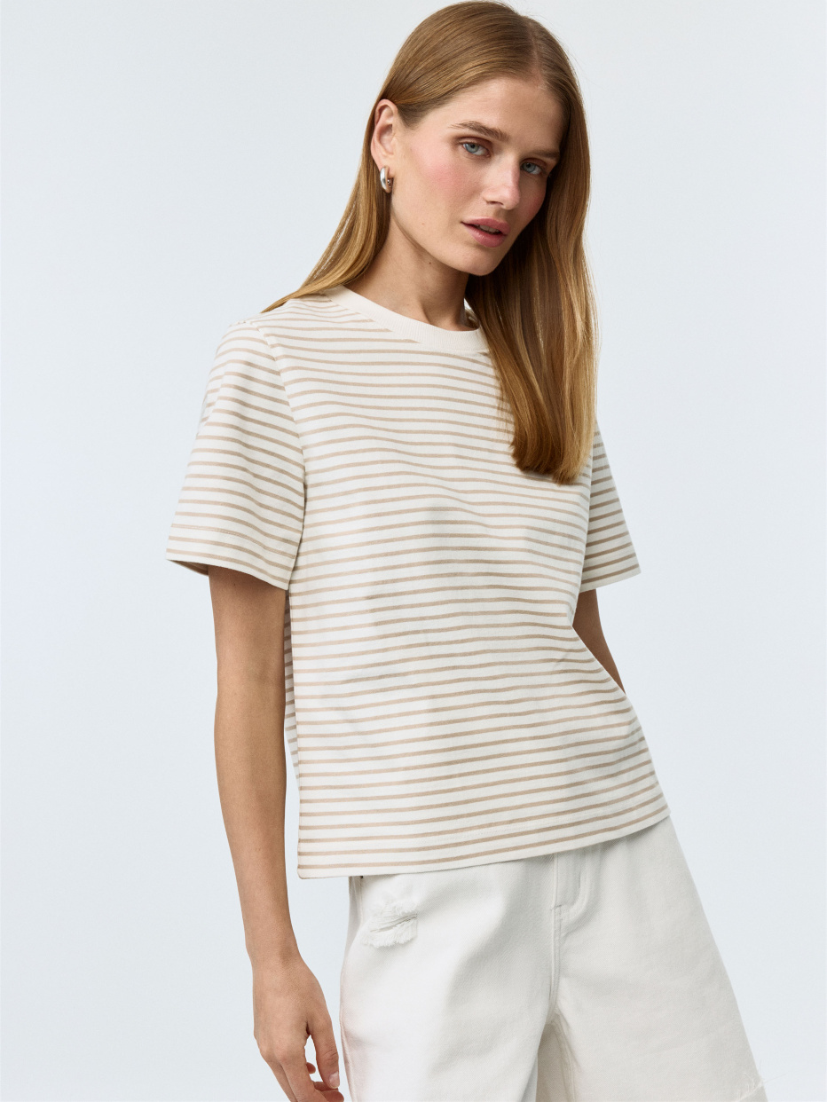Футболка JADE OVERSIZE FIT в полоску, фото - 1