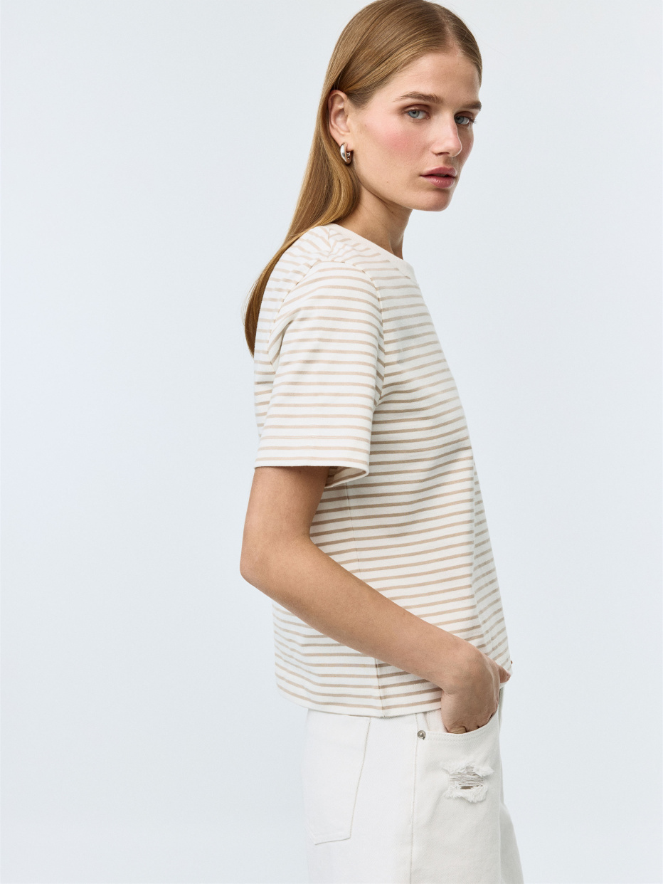 Футболка JADE OVERSIZE FIT в полоску, фото - 4