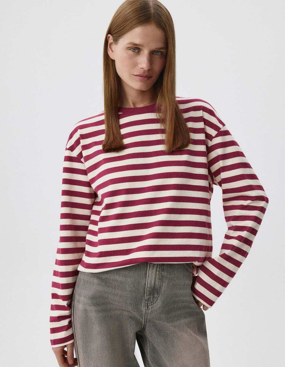 Лонгслив ANNA OVERSIZE FIT