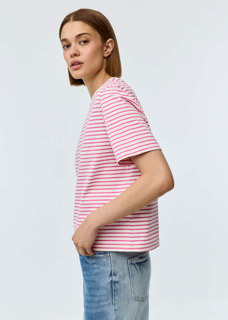 Футболка JADE OVERSIZE FIT в полоску 