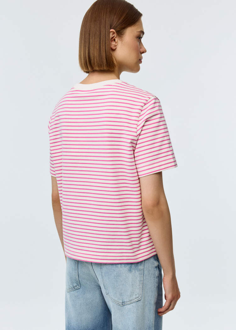 Футболка JADE OVERSIZE FIT в полоску 