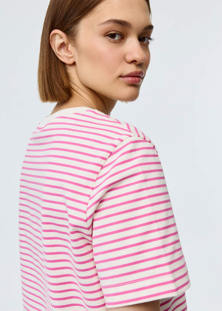 Футболка JADE OVERSIZE FIT в полоску 