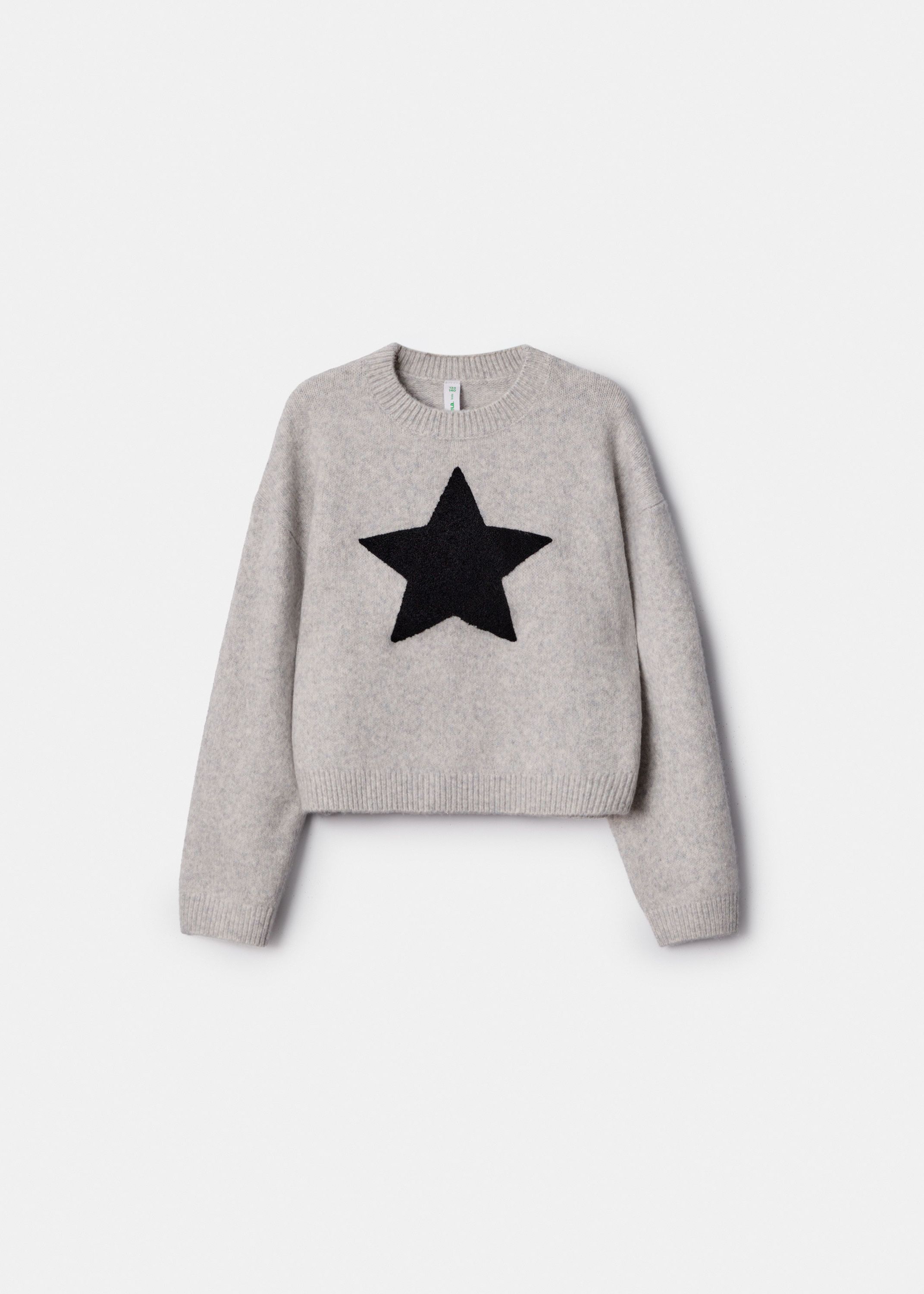 SELA Вязаный джемпер с вышивкой для девочек