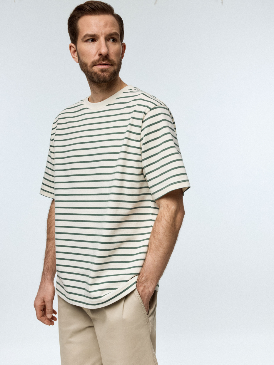 Футболка OVERSIZE FIT в полоску, фото - 3