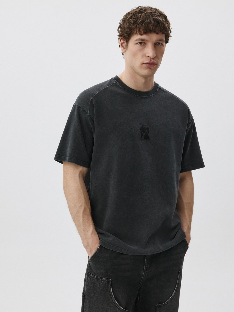 Футболка OVERSIZE FIT с принтом, фото - 1