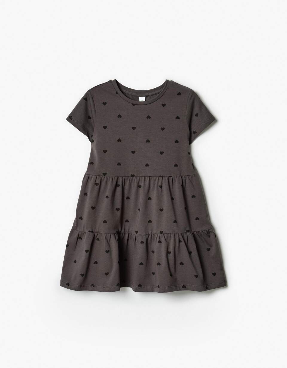 Трикотажное платье с принтом для девочек