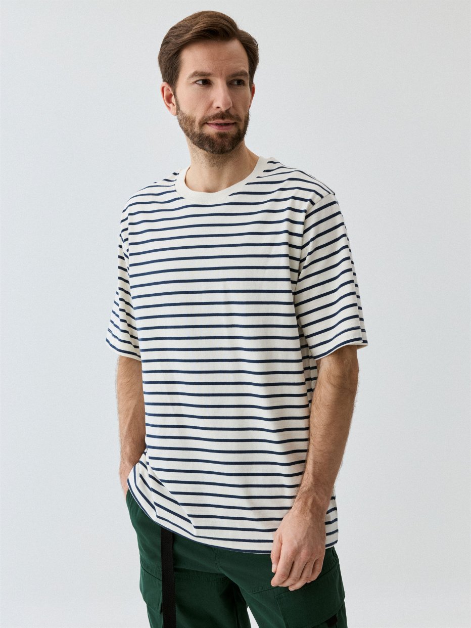 Футболка OVERSIZE FIT в полоску, фото - 1