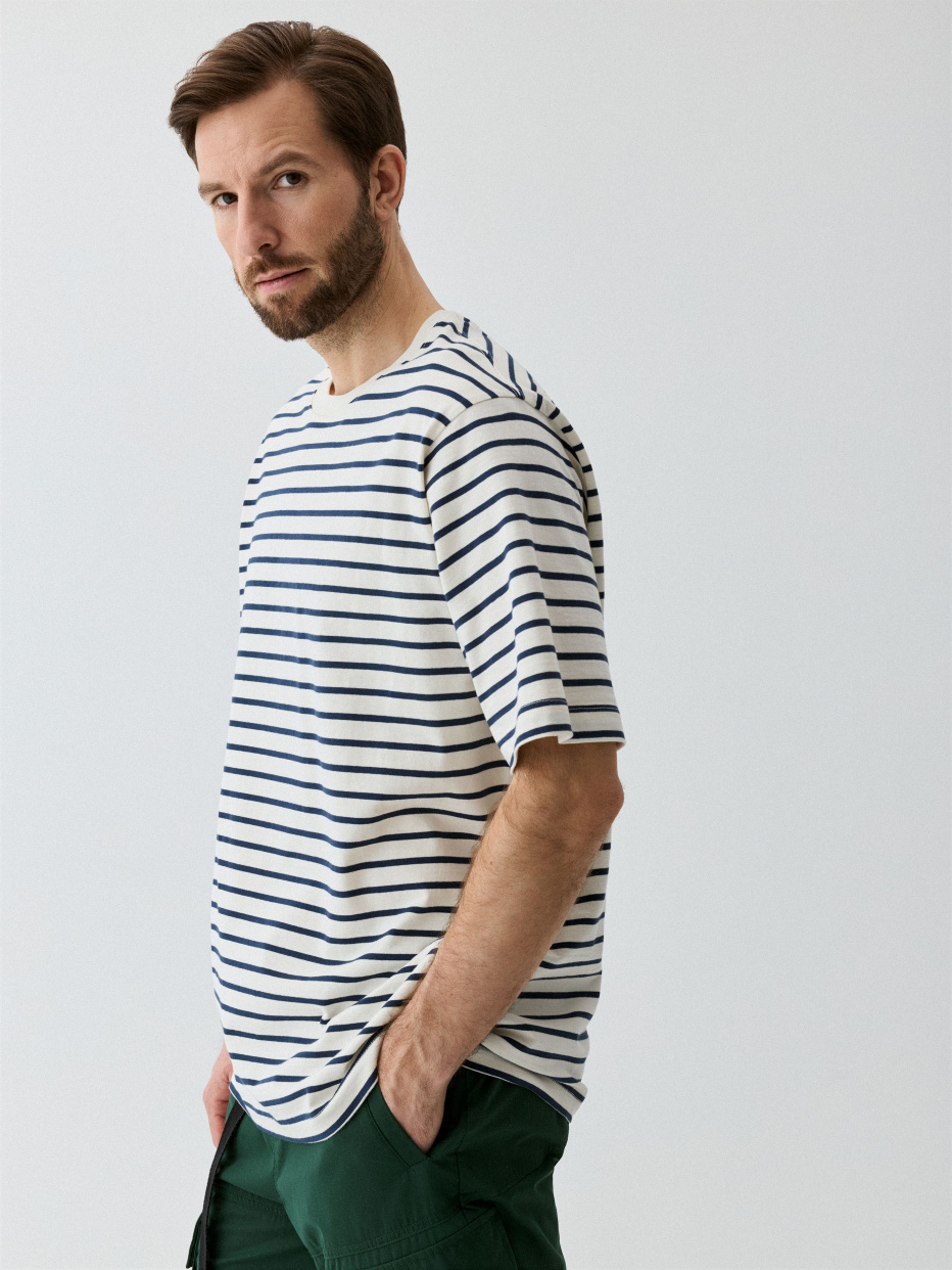 Футболка OVERSIZE FIT в полоску, фото - 5