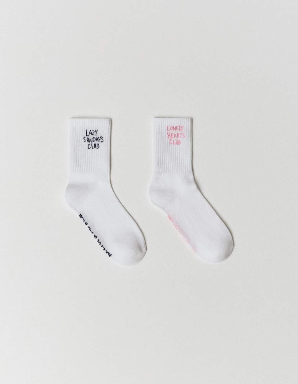 Набор из 2 пар носков для девочек