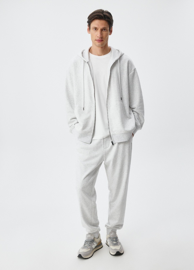 Базовые трикотажные джоггеры со средней посадкой