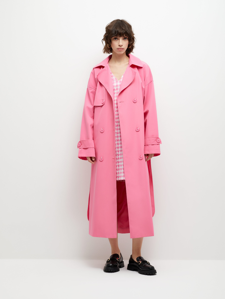 Trench pink best sale