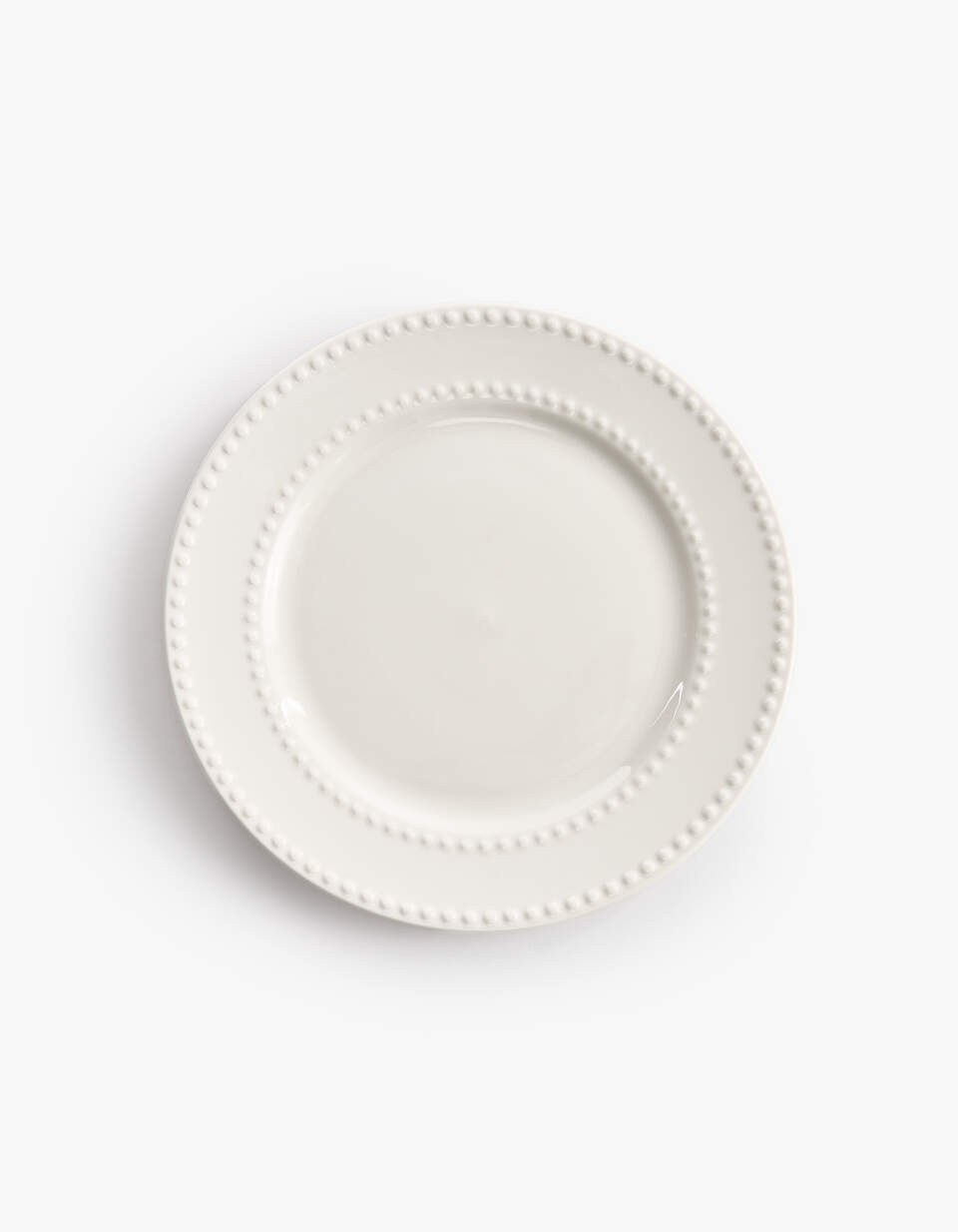 Десертная тарелка из костяного фарфора