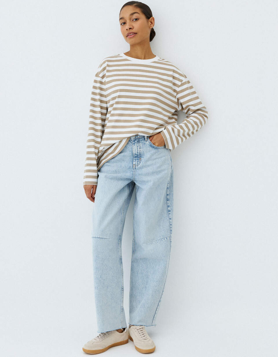 Лонгслив ANNA OVERSIZE FIT