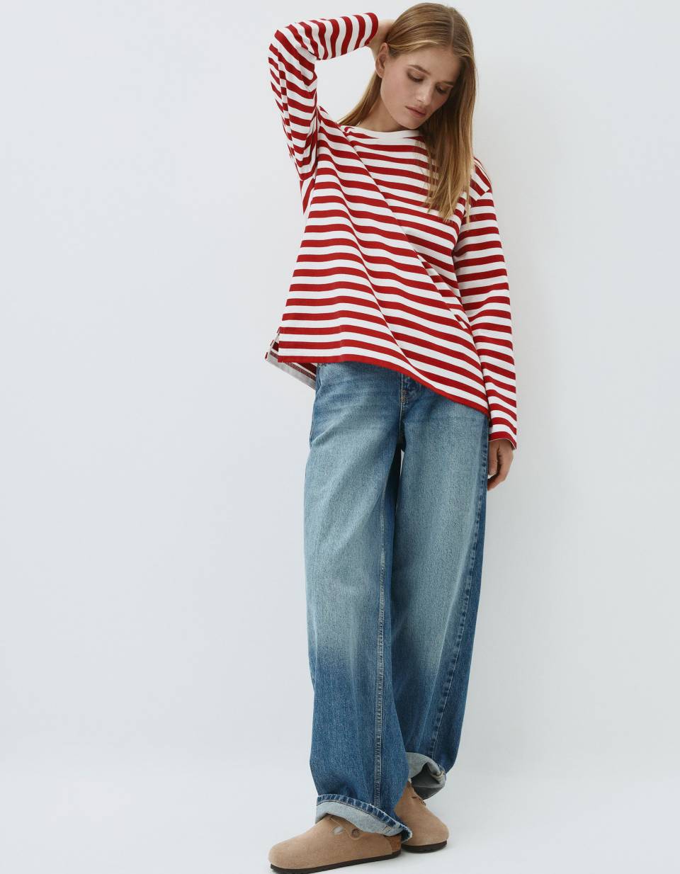 Лонгслив ANNA OVERSIZE FIT