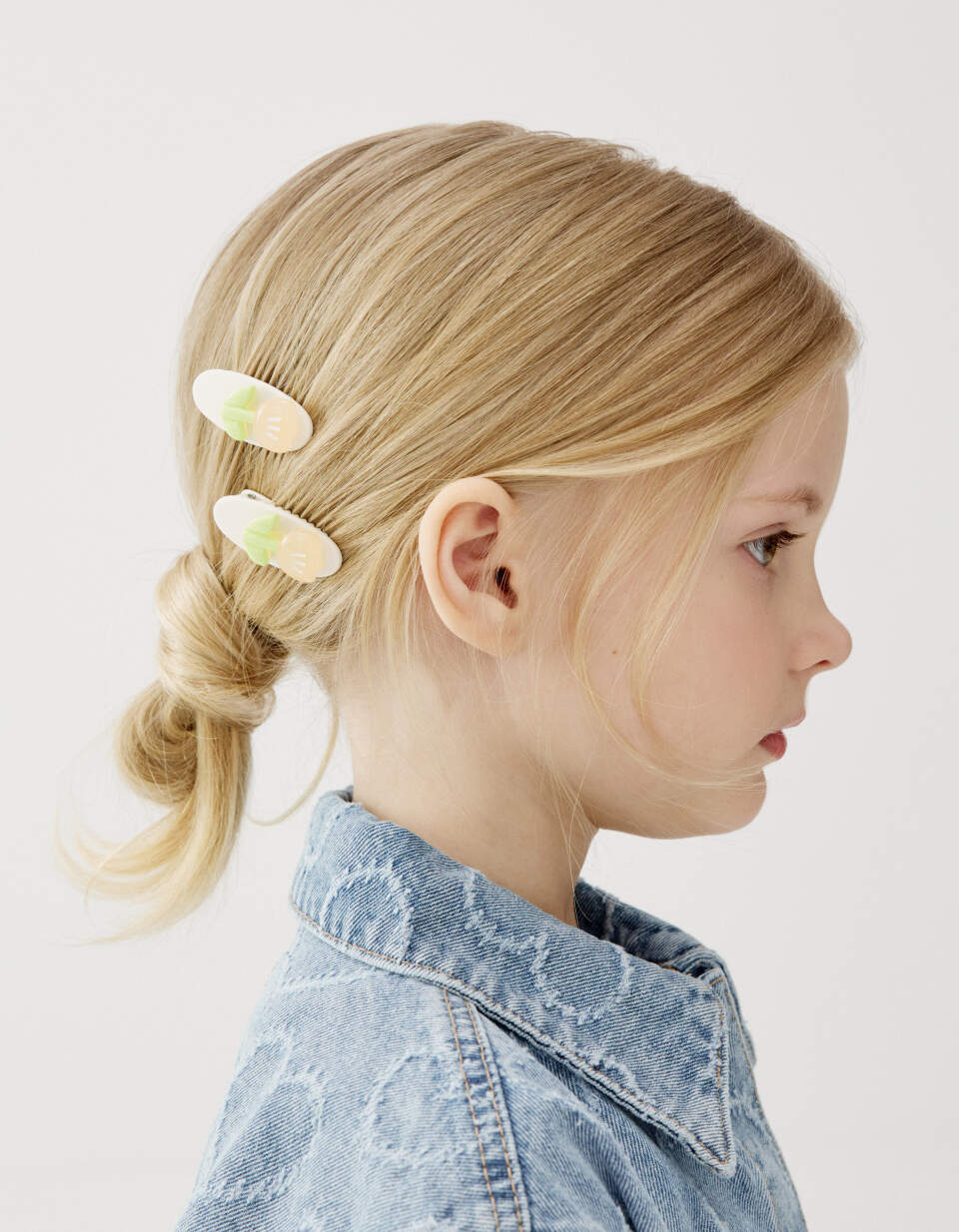 Набор заколок с декором для девочек, 2 шт.