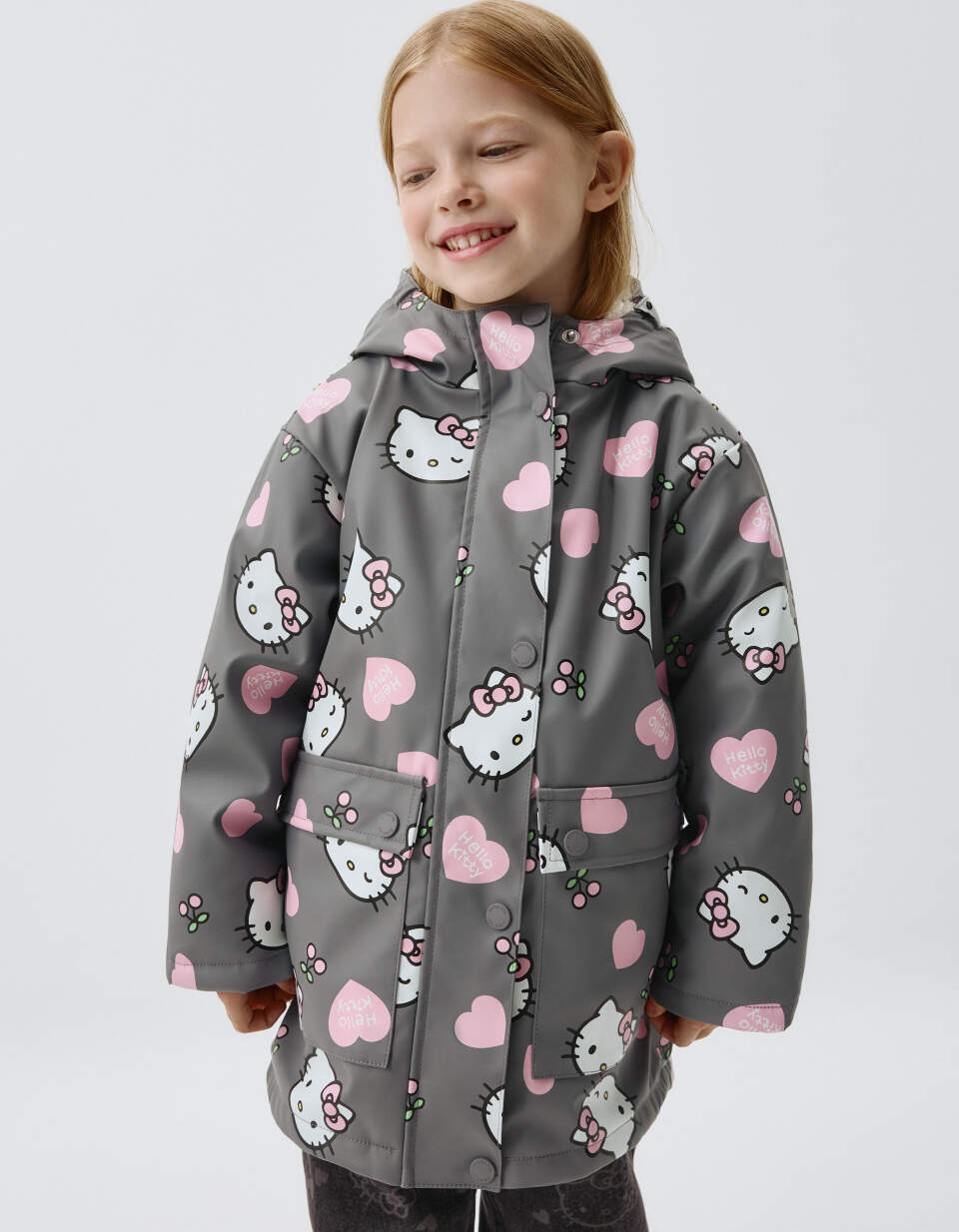 Дождевик с принтом Hello Kitty для девочек