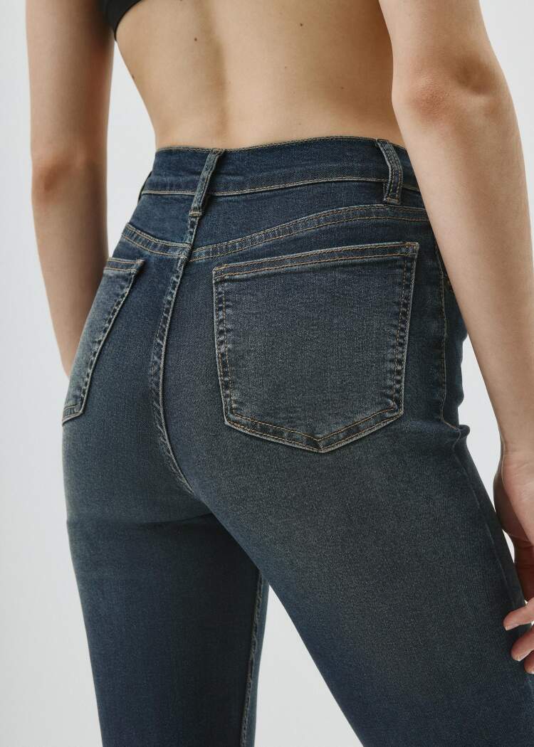 Джинсы FLARED SUPER SOFT с высокой посадкой 
