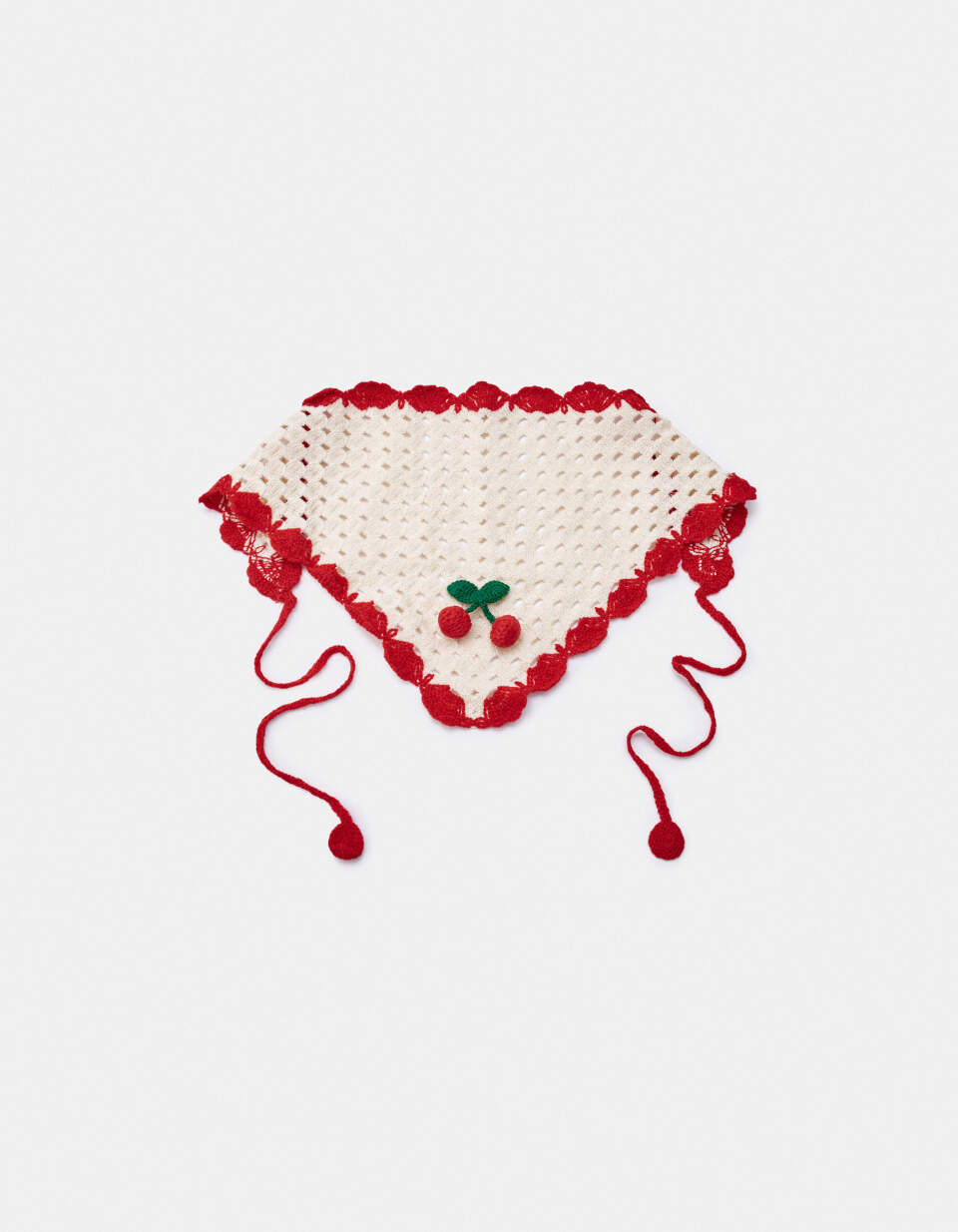 Вязаная косынка для девочек