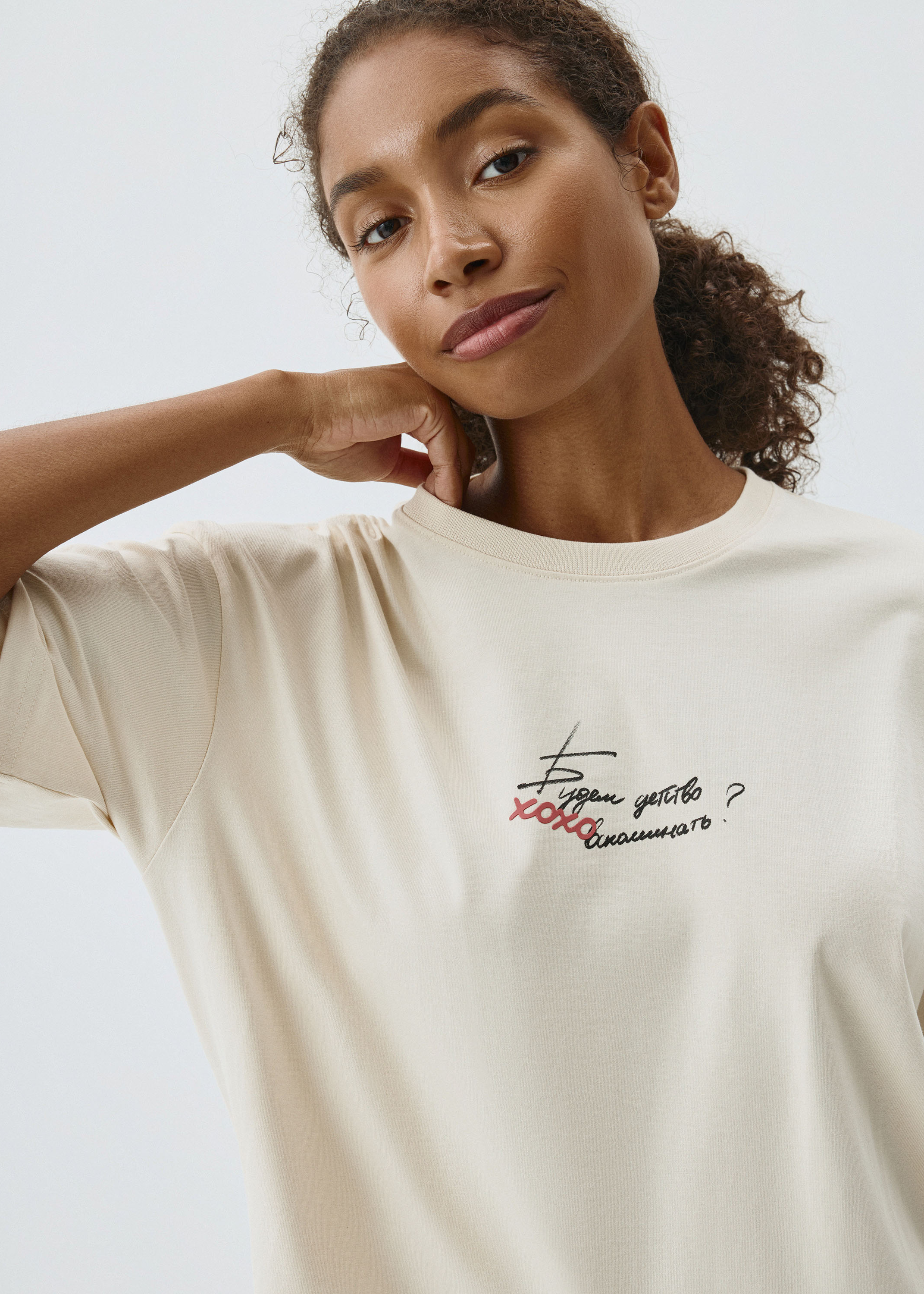 Rapha LS Midweight Jersey アメリカ国旗デザイン Футболка оверсайз с принтом из коллекции алфавит цвет: молочный