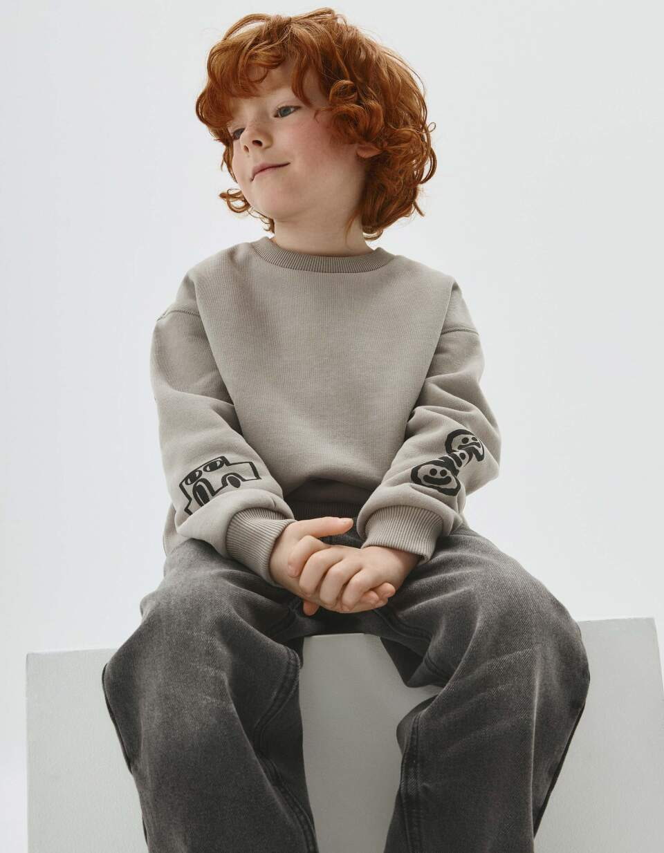 Свитшот с принтом для мальчиков