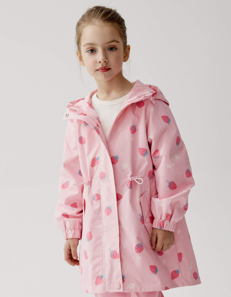 Демисезонный плащ для девочек
