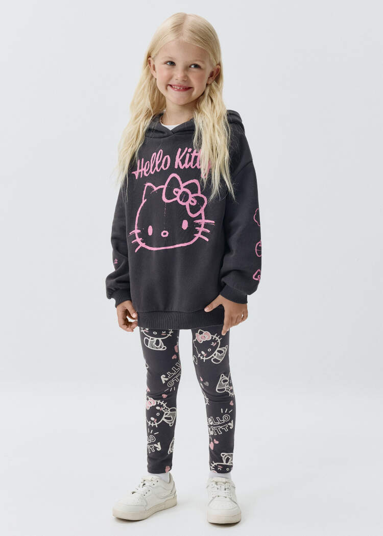 Худи с принтом Hello Kitty для девочек 