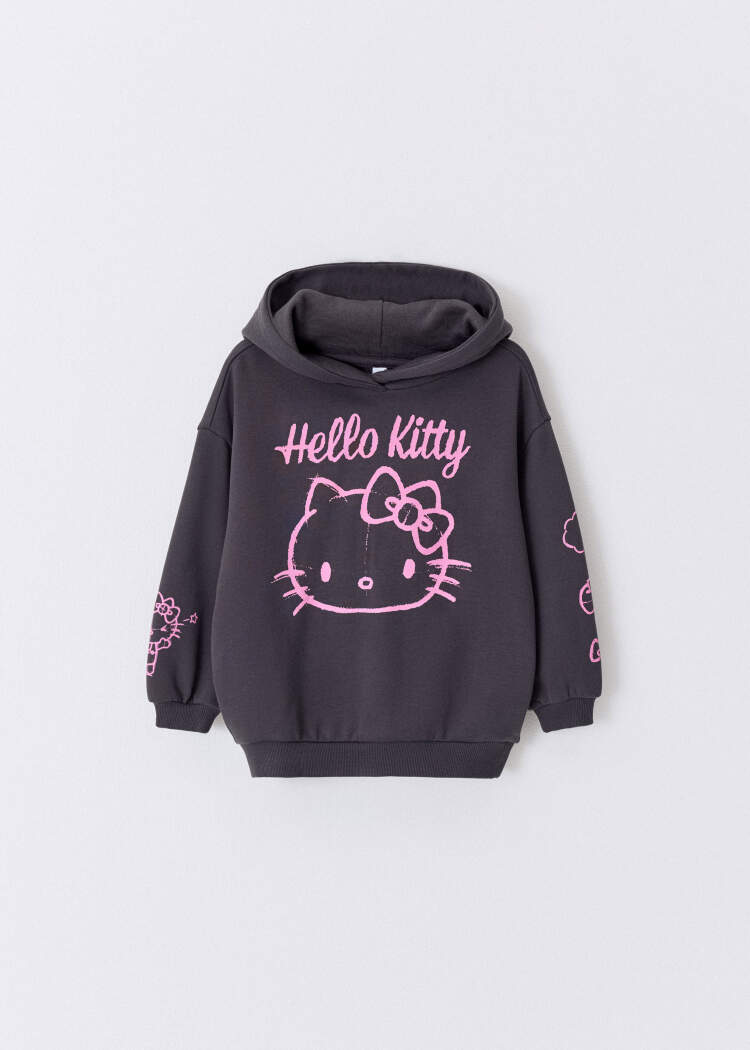 Худи с принтом Hello Kitty для девочек 