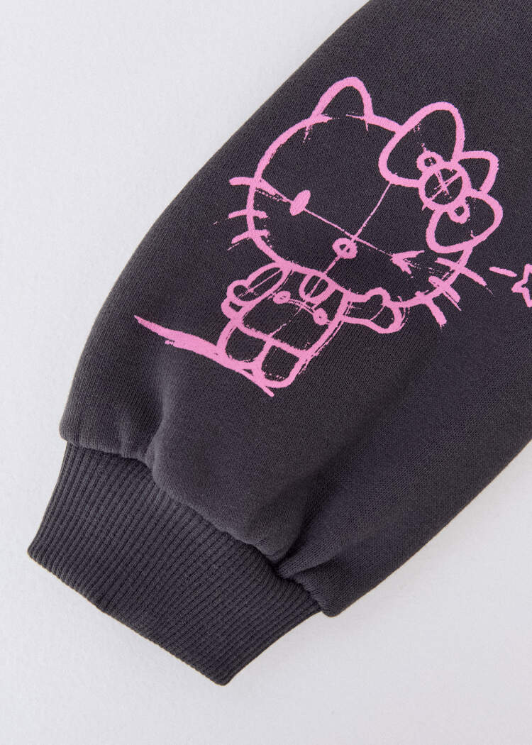 Худи с принтом Hello Kitty для девочек 