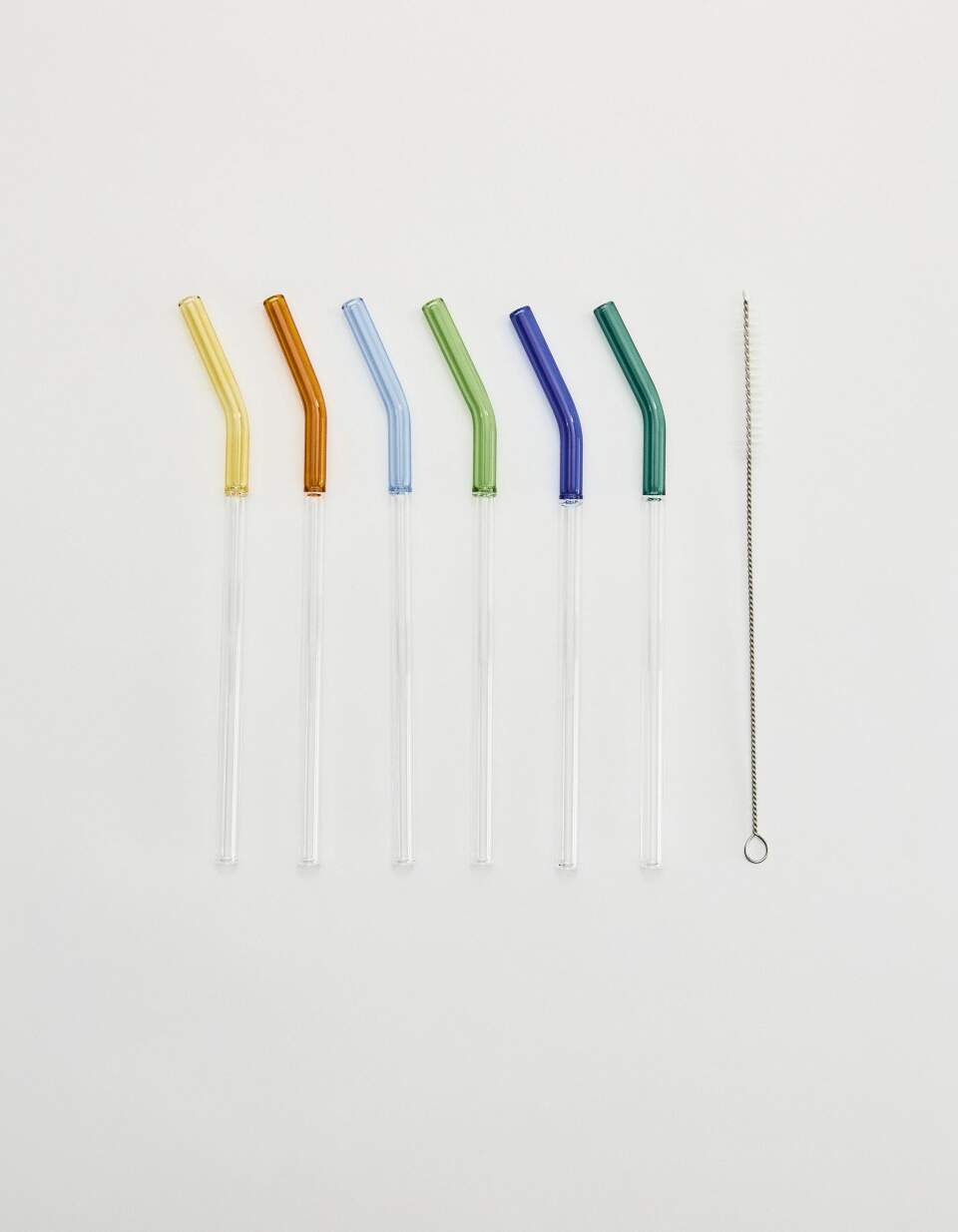 Набор стеклянных трубочек с ершиком