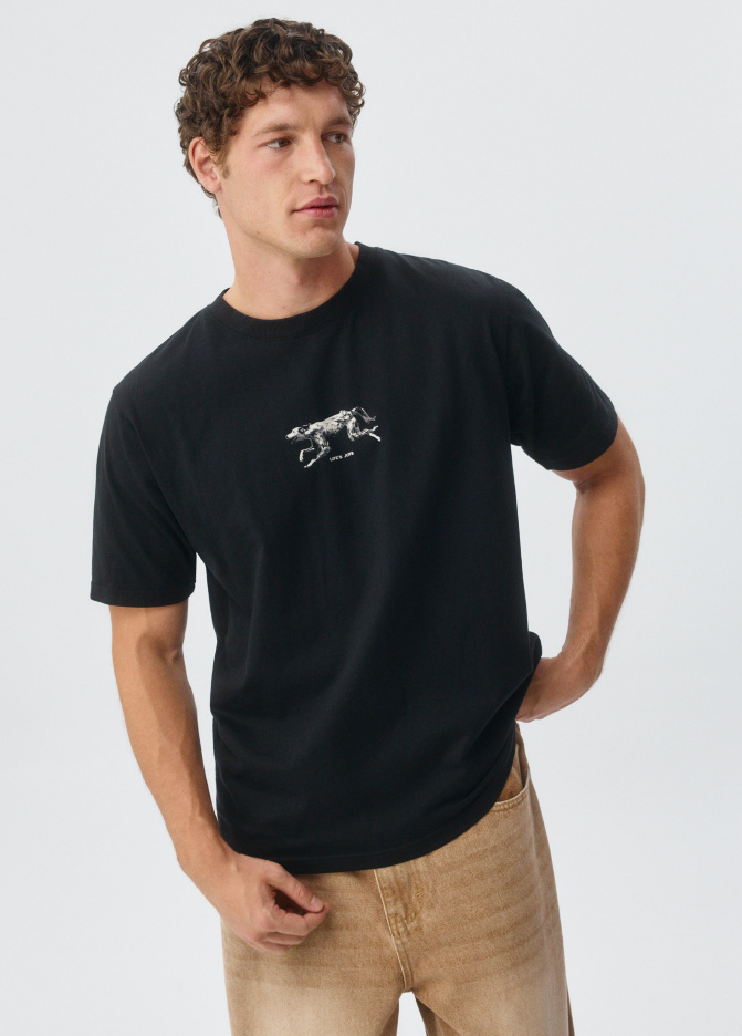 Футболка Regular fit с принтом